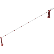 Access barrier with counterweight | and supporting post | clear width: 7000 mm | for padlock